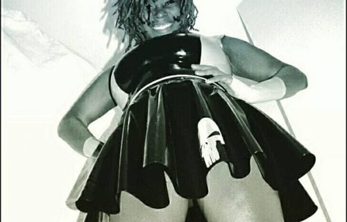 Ebony Mistress Skater Skirt